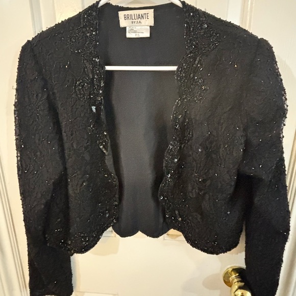American Vintage Black Sequin Blazer - Picture 9 of 11